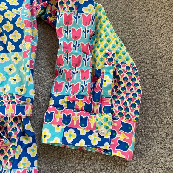 Talbots Totally Spring Tulips and Flower Patch Straight Dress 3/4 Sleeve US8 - Picture 11 of 11